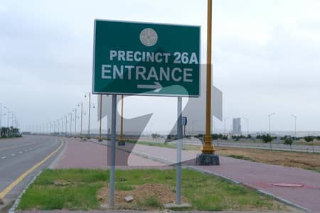 بحریہ ٹاؤن - پریسنٹ 26۔اے بحریہ ٹاؤن کراچی,کراچی میں 5 مرلہ رہائشی پلاٹ 14.0 لاکھ میں برائے فروخت۔