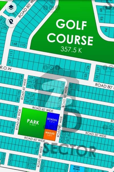 1 Kanal Prime Location Plot for Sale in DHA Phase 9 Prism D Block
