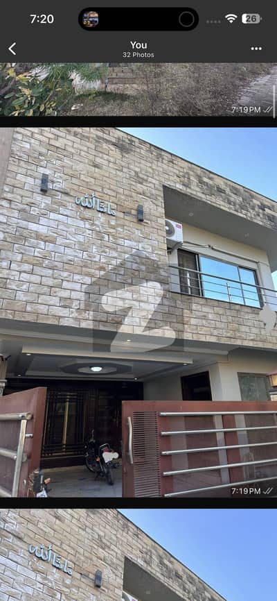 7 Marla investor Rate House Double Unit With Gas Boulevard Corner 230 DM