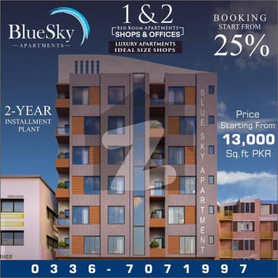 2 Bed 70 Percent Ready Apartment 963sqft Available For Sale On Instalments