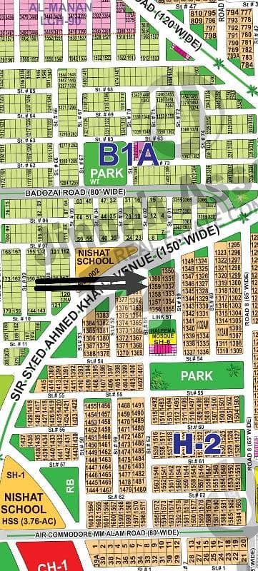 40 Marla Corner Extra land Next To Corner 150'Ft Road Plots Available For Sale Possession Sector