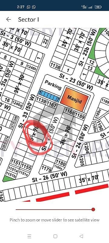 Bahria Town Phase 8 Block I Pair Plot For Sale