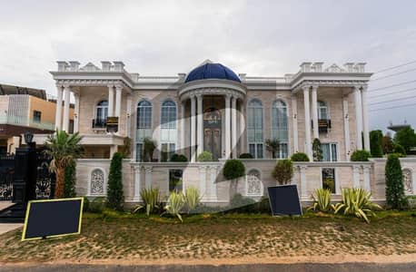 2 Kanal Corner Brand New Original Faisal Rasul Design Fully Furnished Ultra Spanish Royal Mansion For Sale Near To Park And Commercial Market DHA Phase 6
