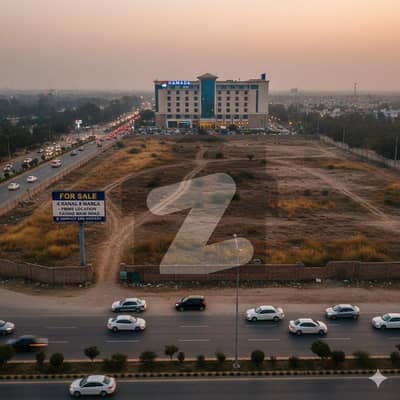 گرو منگت روڈ گلبرگ,لاہور میں 4 کنال کمرشل پلاٹ 50.0 کروڑ میں برائے فروخت۔