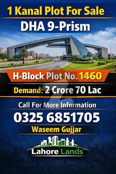 1 kanal plot for sale