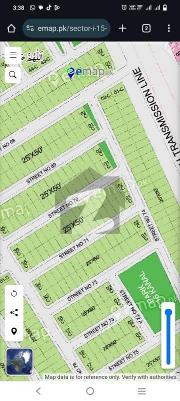 آئی ۔ 15/2 آئی ۔ 15,اسلام آباد میں 5 مرلہ رہائشی پلاٹ 80.0 لاکھ میں برائے فروخت۔