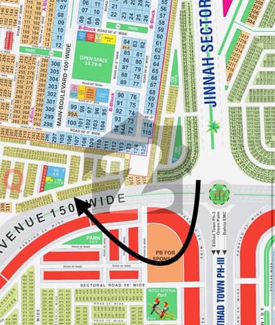 Q Block Located On 150 Feet Pine Avenue Road Plot For Sale Q Block Located On 150 Feet Pine Avenue Road Plot For Sale