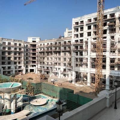 one bed apartment semi furnished facing courtyard