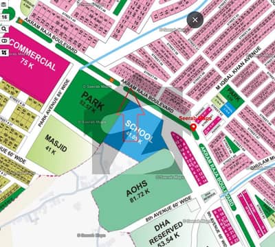 Best Located Residential Plot At The Highest Location Of DHA 5 Sector F