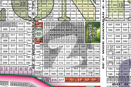 666 Square Yards West Open Residential Plot for Sale in DHA Phase 8 Zone D, Karachi