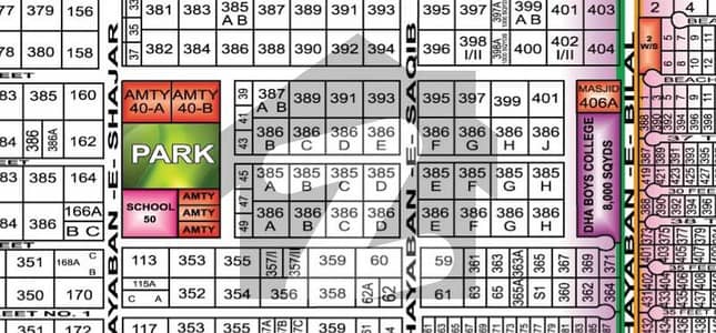 1000 Square Yards West Open Residential Plot for Sale in DHA Phase 8 Zone D, Karachi