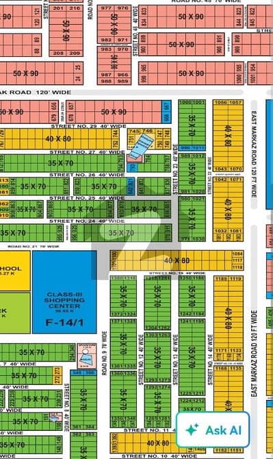 F-15/3 Residential Plot Sized 10 Marla For sale