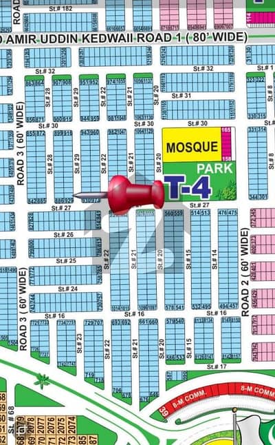 Dha Multan Sector T Prime location for sale at reasonable price near Park near masque Commercial Markeet At investor rate.