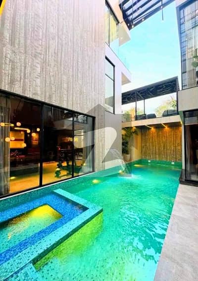 1 Kanal Top Quality Build Luxurious Beautiful Ultra Modern Design Villa Full Furnished With Basement For Sale in DHA Lahore Phase 6 Prime Location