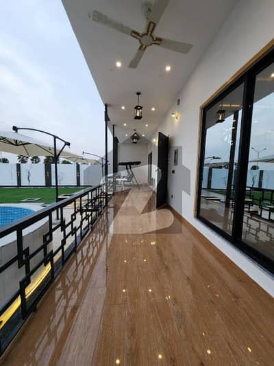 one kanal luxury farm House Available for sale on Main boulevard New city Phase 2 wah cantt