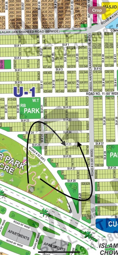 U-10 MARLA NEAR KASHMIR PARK FOR SALE