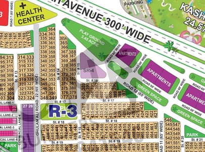 Spacious 1 Kanal Plot Build Your Luxurious Lifestyle CORNER EXTRA LAND Plot Sector R in DHA MULTAN PHASE- 1