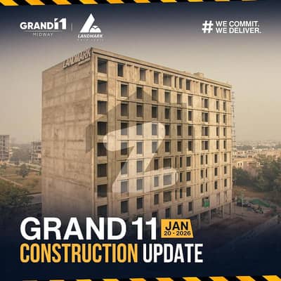 1 Bed Room Apartment Ready To Possession Available On Easy Installment Plan Grand 11 Midway Commercial Bahria Town Lahore