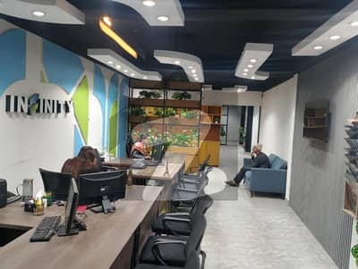 COMMERCIAL OFFICE BASEMENT FOR RENT IN JOHAR TOWN LAHORE