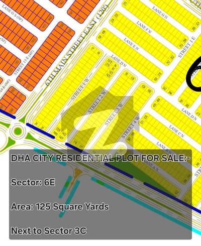 Hot Location! 125 Sq Yd Plot in Sector 6E DCK Near Sector 3C