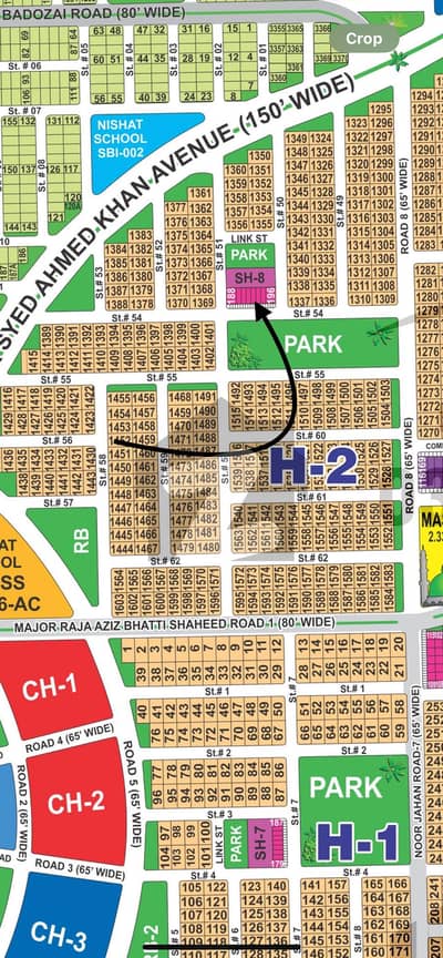 ڈی ایچ اے فیز 1 ۔ سیکٹر ایچ ڈی ایچ اے فیز 1,ڈی ایچ اے ڈیفینس,ملتان میں 2 مرلہ کمرشل پلاٹ 1.13 کروڑ میں برائے فروخت۔