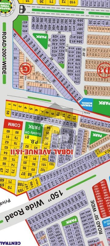 1 kanal plot for sale in Iqbal avenu housing society ph1 lhr