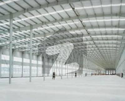 40,000 Sqft Warehouse/Factory Space Available For Rent with 32+ Feet Roof Hieght in Fiedmc M3 Industrial Zone Sahinwala Faisalabad