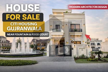 5 Marla Modern Classic Design House For Sale | Semi Furnished | Citi Housing Gujranwala