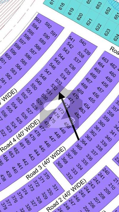 10 Marla Prime Corner Sun Face Plot Block E, DHA Margalla Orchard Park Road Islamabad