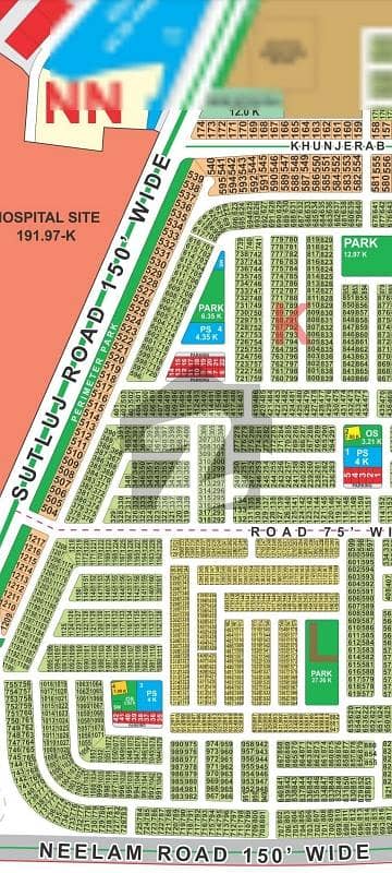 LDA City Lahore K Block 10 Marla Plot For Sale Reasonable Price