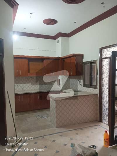3 Bed dd Flat rent 4th floor main Rashid Minhas Road