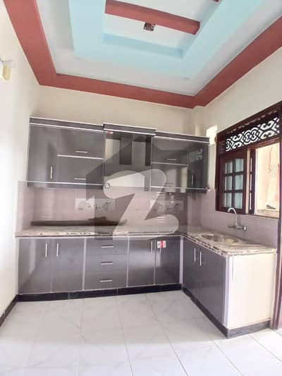 Leased Bank Loan Applicable Corner 100 Sq. Yd. West Open Ground+2 House For Sale At Metrovill 3rd Block-2 Near By Abul Hassan Isphani Road & Gulzar-e-Hijri Karachi University Sector 13A Scheme 33 Karachi.