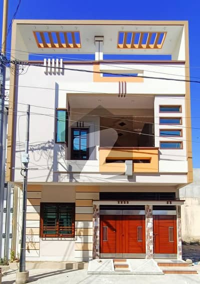 Brand New 120 Sq. Yd. Ground+1 House For Sale At Scheme 33 Near By Dow Hospital, Karachi University, Al Masood Super Market & DEBS School Khi.
