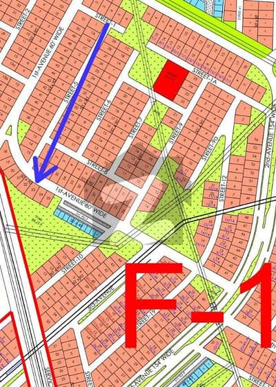 Back open park+ South Face plot+ Boulevard plot for sale Dha phase 5 Sector. F1. plot number 23 Road no. 1st avenue for sale All dues clear plot Direct Deal with Owner