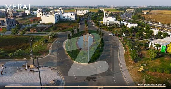 3 Marla Plot File For Sale In Meraj Housing Sialkot On 5 Years Easy Installment