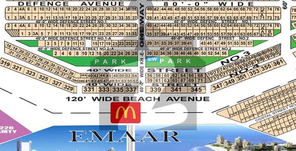 ڈی ایچ اے فیز 8 - زون ڈی ڈی ایچ اے فیز 8,ڈی ایچ اے ڈیفینس,کراچی میں 1 کنال رہائشی پلاٹ 6.35 کروڑ میں برائے فروخت۔