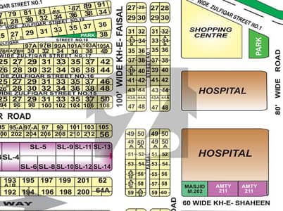 ڈی ایچ اے فیز 8 - زون بی ڈی ایچ اے فیز 8,ڈی ایچ اے ڈیفینس,کراچی میں 1 کنال رہائشی پلاٹ 7.6 کروڑ میں برائے فروخت۔