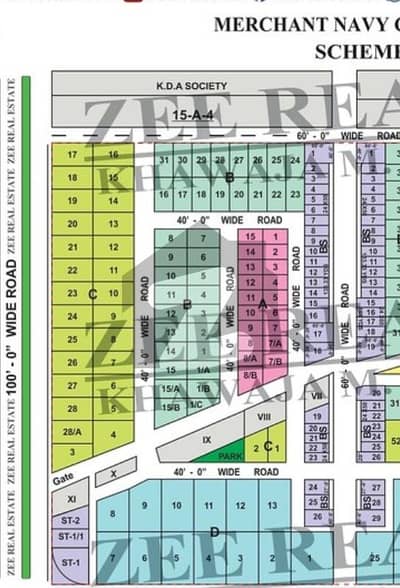 پاکستان مرچنٹ نیوی سوسائٹی سکیم 33 - سیکٹر 15-A,سکیم 33,کراچی میں 16 مرلہ رہائشی پلاٹ 4.1 کروڑ میں برائے فروخت۔