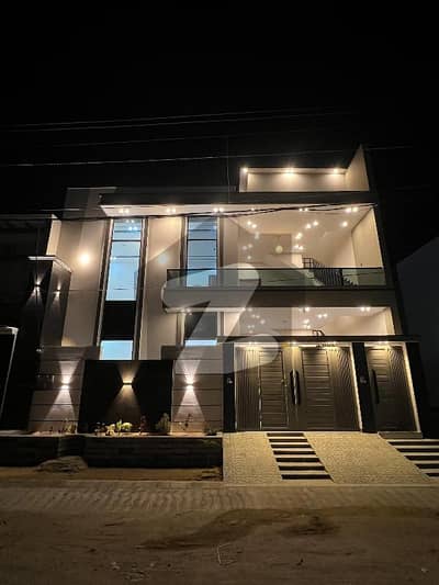 LUXURIOUS BRAND-NEW 240 SQ. YARDS WEST OPEN 40 WIDE ROAD HOUSE FOR SALE IN CAPITAL COOPERATIVE SOCIETY SECTOR 35-A SCHEME 33 KARACHI