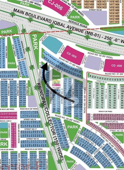 10 Marla Park View Plot Next From 150ft Road Walking Distance From Park Masjid