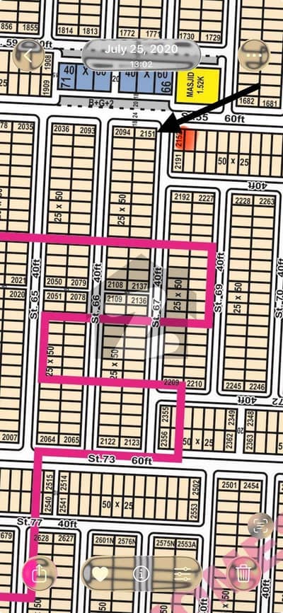 بی ۔ 17 اسلام آباد میں 5 مرلہ رہائشی پلاٹ 1.1 کروڑ میں برائے فروخت۔