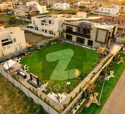 2 Kanal House 1 Kanal House +1 Kanal Lawn Top Quality Build Luxurious Beautiful Ultra Modern Design Villa Full Furnished With Basement For Sale In DHA Lahore Phase 7 Prime Location