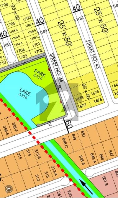 BLOCK A (30.50) SIZE PLOTS PARK FACE  PAIR PLOTS AVAILABLE 3rd nd 4th from Corner