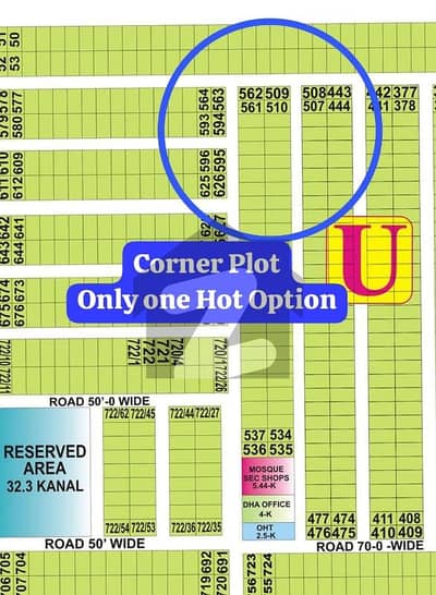 CORNER HOT LOCATION U BLOCK ONLY ONE OPTION FOR U