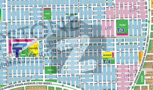 Premium Park-Facing 5 Marla Plot Plot 3601 | 120 ft Road Front Sector T, DHA Multan