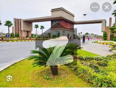 10 Marla plot for sale L block royal palm city gujranWala