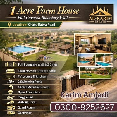 نیشنل ہائی وے کراچی میں 4 کنال فارم ہاؤس 30.0 لاکھ میں برائے فروخت۔