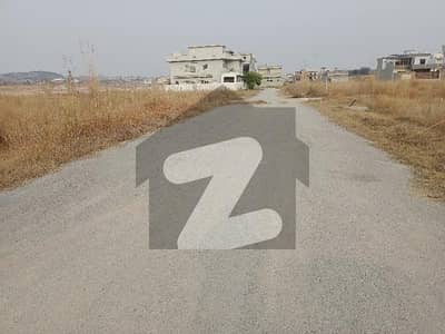 E-18 Health Enclave Islamabad Residential Plot surrounded by houses