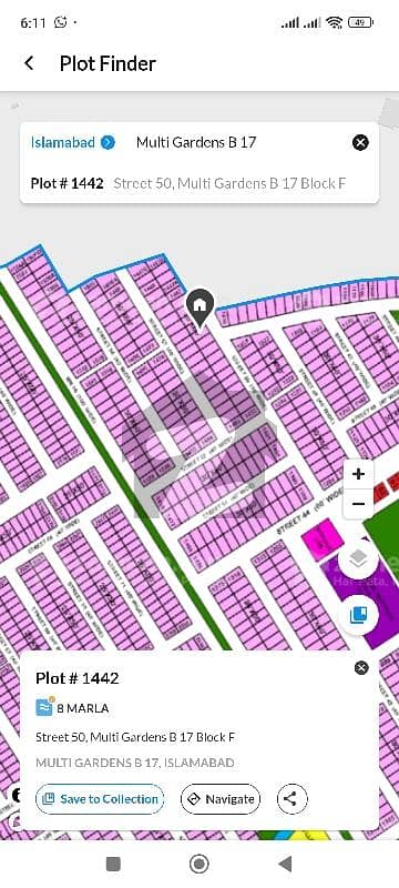 Multi Garden Block F Plot for sale