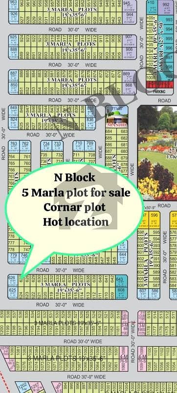 N Block 5 Marla Plot For sale Hot loaction